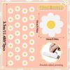 5pcs Daisy Boho Party Garlands Decorations Groovy Daisy Paper Garlands White Flower Hanging Garland Banner Hippie Flower Cutouts