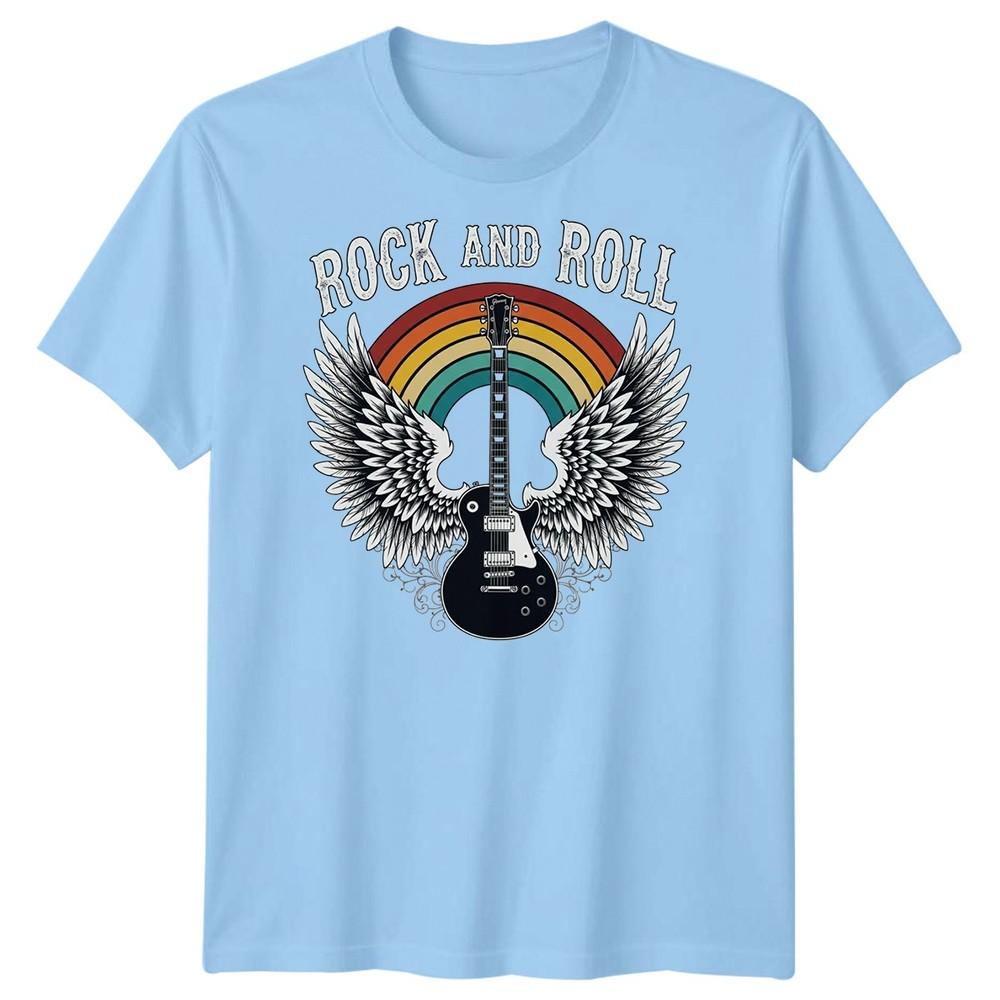 Guitar Heaven Rock N Roll Music Heavy Metal Unisexs Tshirt Tee Top