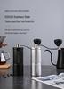 Stainless Steel Manual Coffee Grinder with External Adjustment and Seven-Star Ghost Teeth for Pour-Over Brewing