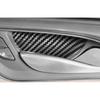 4PCS Cover Trim Interior Door Bowl Carbon Fiber Fit For Cadillac ATS 2013-