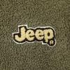 Jeep Men's Loose Fit Stand Collar Fleece Jacket
