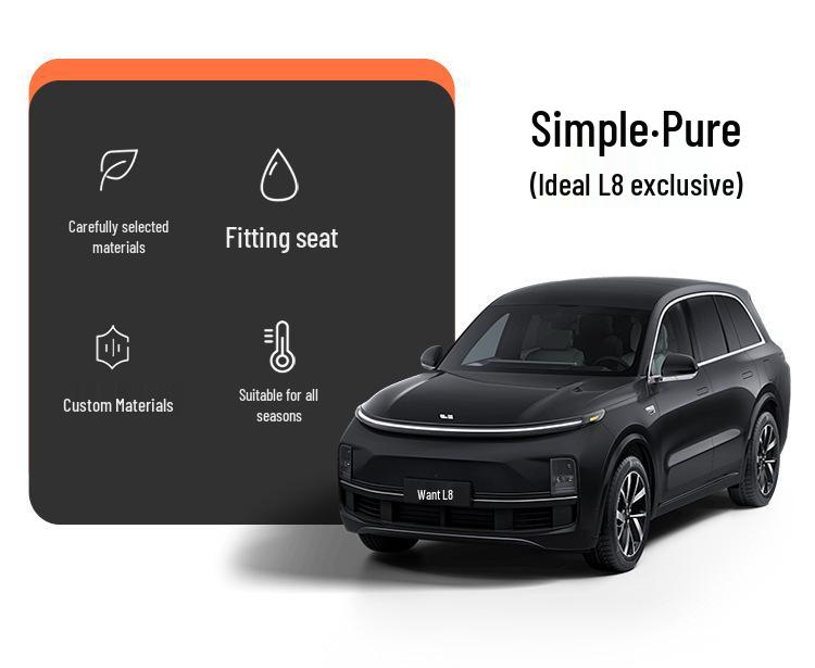Universal Suede Car Seat Cushion: Ideal for L6-L9, Four Seasons, Semi-Enclosed Design