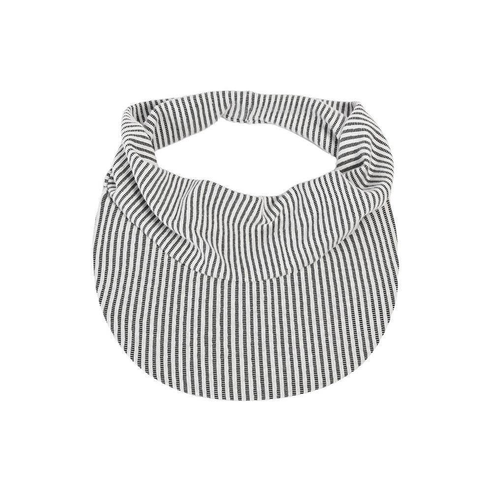 Large Brim Open-Top Cap Foldable Traceless Sun Hat Fashion Seamless Visor Cap Holiday чёрный
