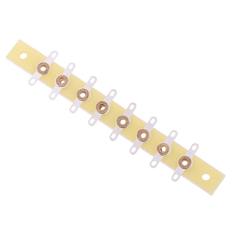1ks 8kolíkový Fr4 Tag Strip Turret Terminal Board Generic Fr Hifi Vintage Amp Diy