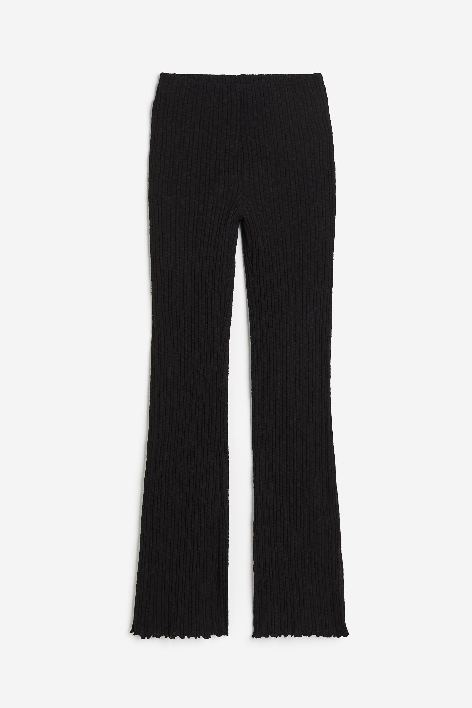 

Ribbed jersey trousers