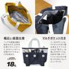 Eco 18L adjustable handle or 3 wide insulated city BOCCA [CB Japan] bag, insulated, capacity, mustard, length, 2-way type, "hand-held"