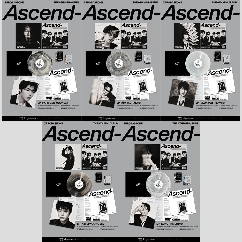 Précommande ZEROBASEONE Le 6ème Mini Album Ascend- version LP