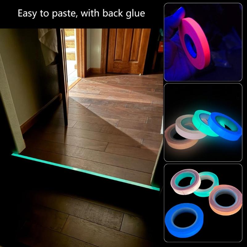Glows In Dark Tape For Safety And Decoration Sturdy Waterproof Adhesive Materials With Long Time Use Luminescence