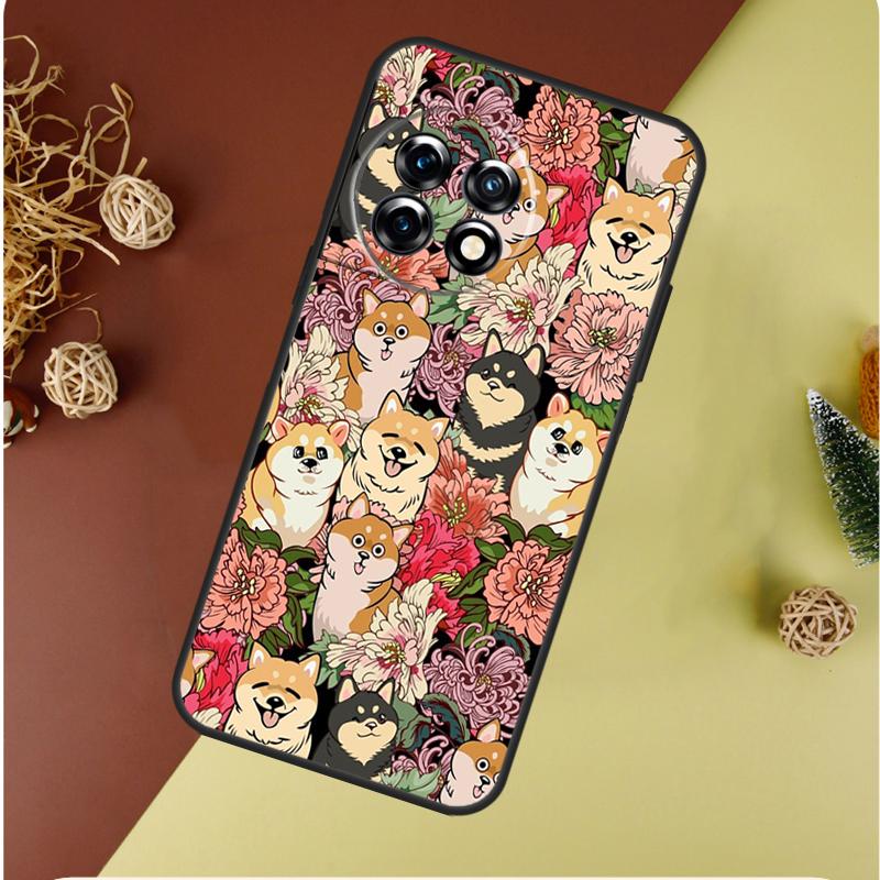 Cute Shiba Inu For OnePlus Nord CE 4 3 2 Lite N20 N30 9 10 Pro 8T 9RT 10T 10R 13R 12R 11 12 13 Phone Case