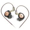 KZ EDX PRO Wired Gaming Earphones, In-Ear Monitors (Black, No Microphone)