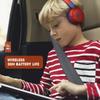 JBL JR310BT Kids Bluetooth Wireless Headphones Volume Control Customizable Stickers Up to 30 Hours Playback Red/Blue 2021 Model