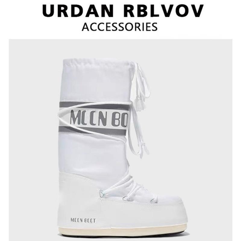 [Snow Moon Boots] Thick-soled Snow Boots 2026 New Winter Warm Waterproof and Non-slip Velvet Northeast Cotton Boots