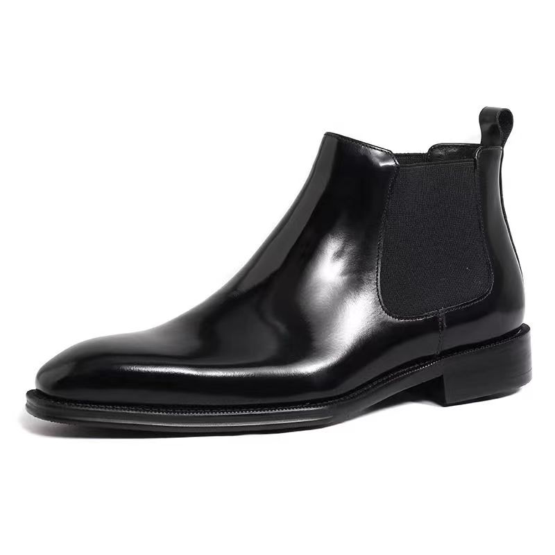 New Handmade Shoes Women's Luxury English Platform Chelsea Boots Men's Trendy Style High Top Short Boots
