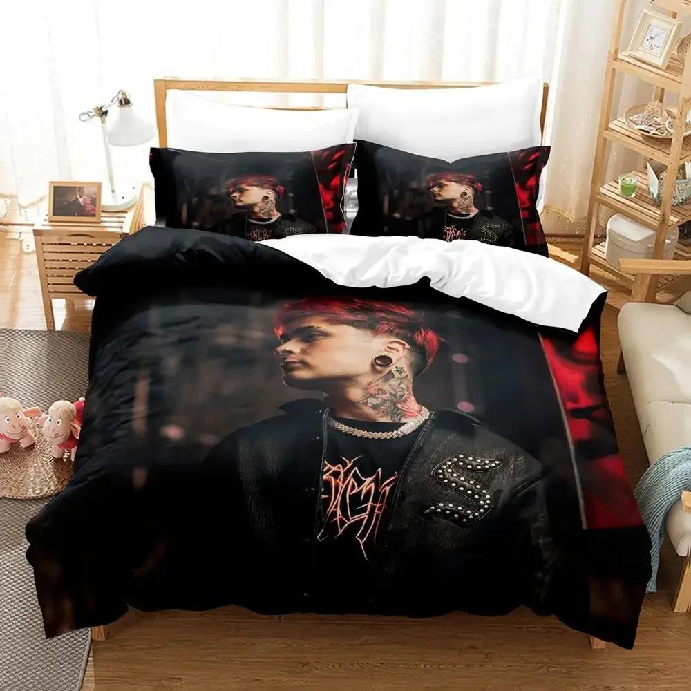 Dj Hip Hop Lit Killah Comfortable Duvet Quilt Cover Pillowcase Bedding Set Children Bedroom Decoration Home Textile