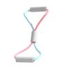 Resistance Bands Yoga 8 Word Tension Device Back Training Arm Open Fitness Rope Neck Exercise Stretch Equipment Belt Sil Practical Use