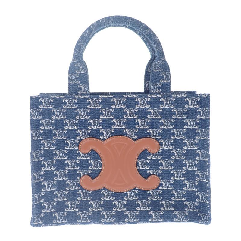 

CELINE 199162FRG.05DS Сумка-тоут синій/Коричневий денім/Теляча шкіра Жіночий