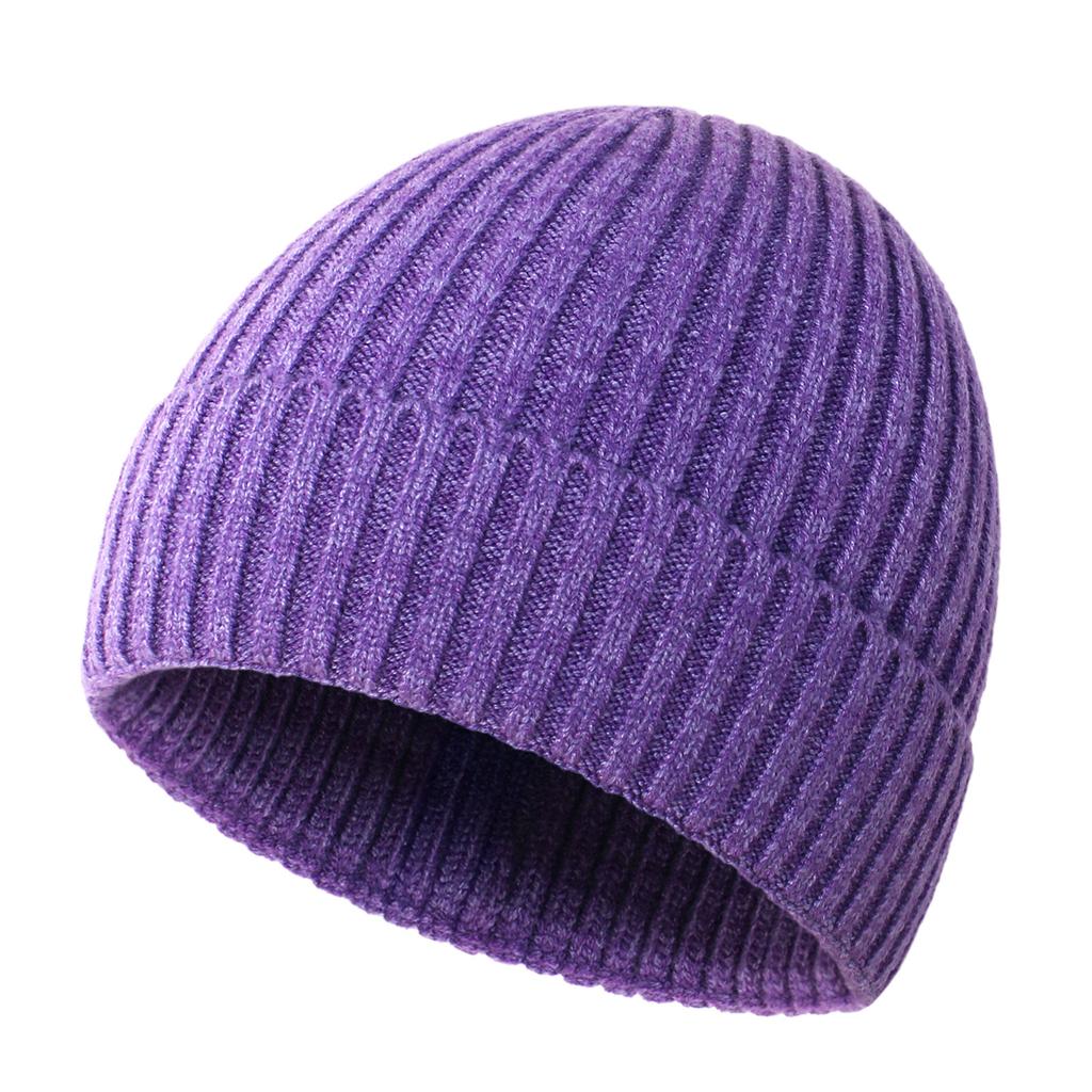 OEM/ODM Children's Soft Stretch Mini Knitted Hat 100% Acrylic Candy Solid Color Baby Warm Travel Pullover Beanie for Boys Girls