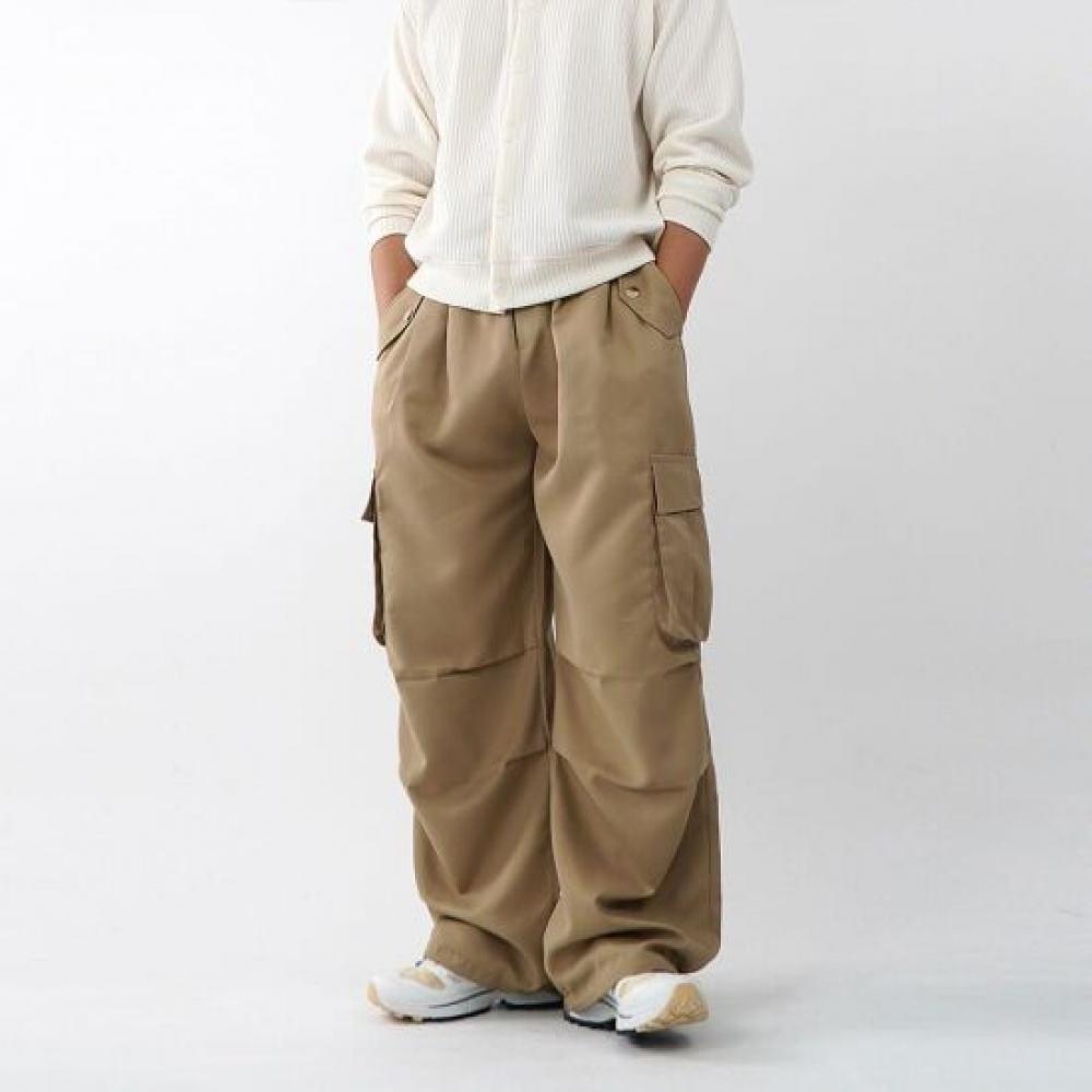 Onl Men S Pin Tuck Parachute Cargo pantS 1 + 1