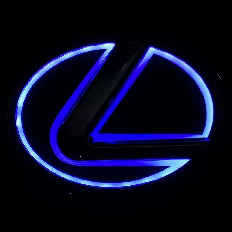Autocollant Logo Phare LED 5D pour Voiture Emblème Arrière Badge pour Lexus ES250 ES300 ES350 IS250 IS300 RX300 RX330 NX GS GX a - Véhicule Auto De II1
