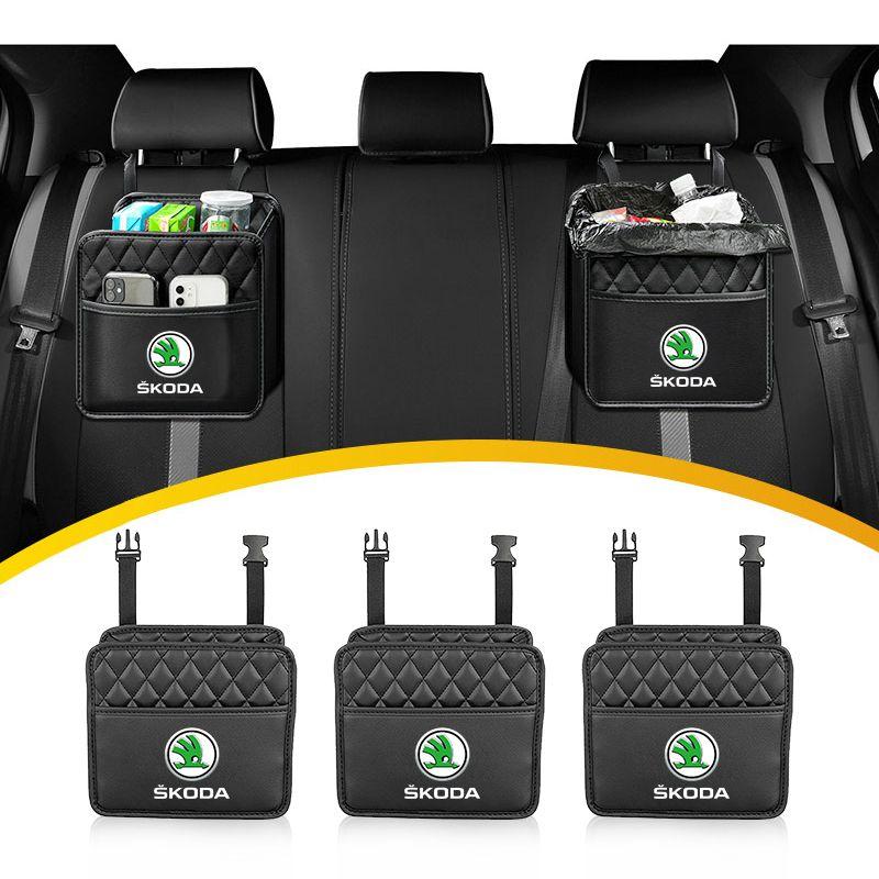 Car Multi-function Storage Bag Automobile Seat Back Storage Pocket for Skoda SCALA Superb Octavia 2 3 A4 A5 Fabia Kamiq Kapoq Kodiaq Rapid Car Styling