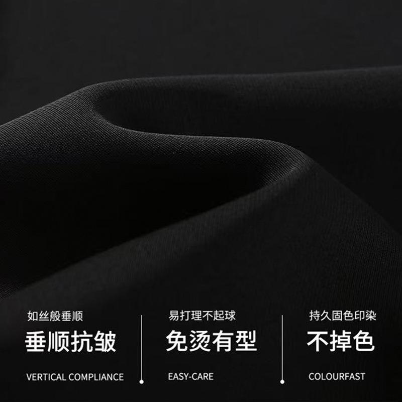 Narrow Suit Wide-leg Pants Women's New Spring and Summer Large-size Versatile High-waisted Loose Straight Casual Pants