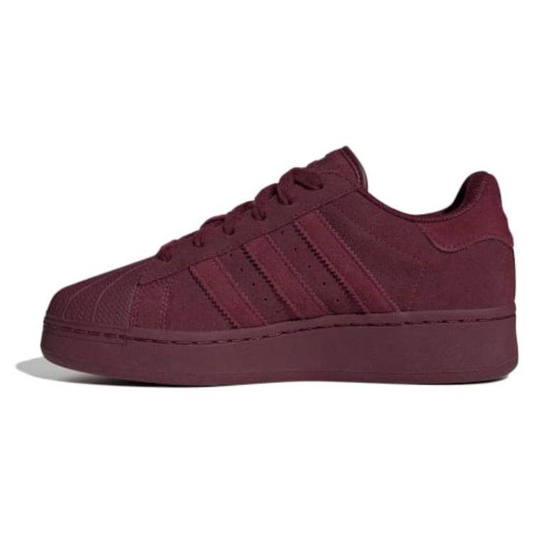 

adidas Superstar XLG Maroon Women Sneakers Red Crystal-White IE7377 40