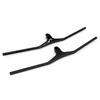 Carbon Fiber Mountain Bike Integrated Handlebar -17° Straight Bar Stem