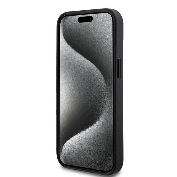 Dkny Dkhcp15Mpcptssk Iphone 15 Plus /14 Plus 6.7 Czarny/Black Hardcase Leather Checkered Mono Pattern & Printed Stripes