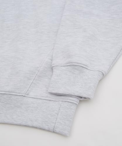 [IMPROVES] [SIDEWAYSTANCE] Thick Embroidered Circle Logo Fleece Half-Zip Sweatshirt