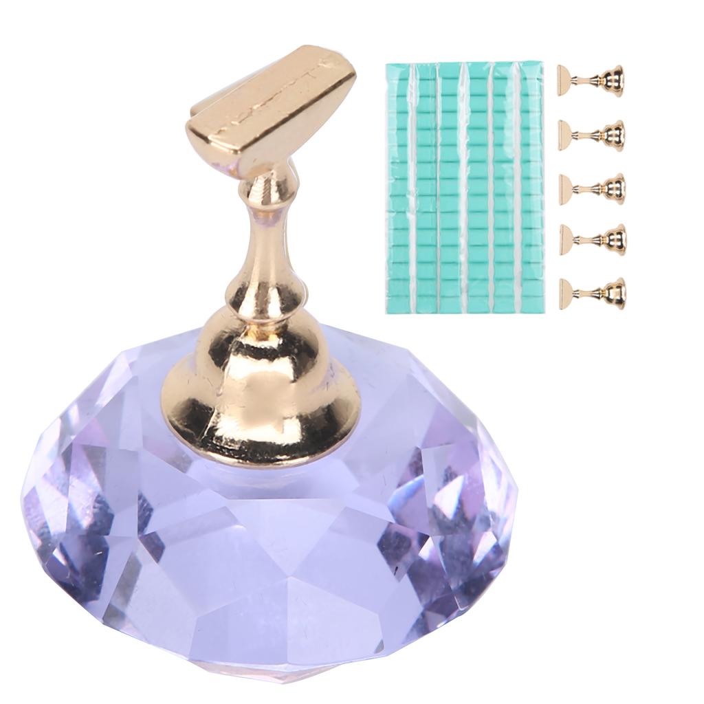 Nail Art Display Stand Set Magnetic   Holder Practice Showing Shelf Manicure Tool