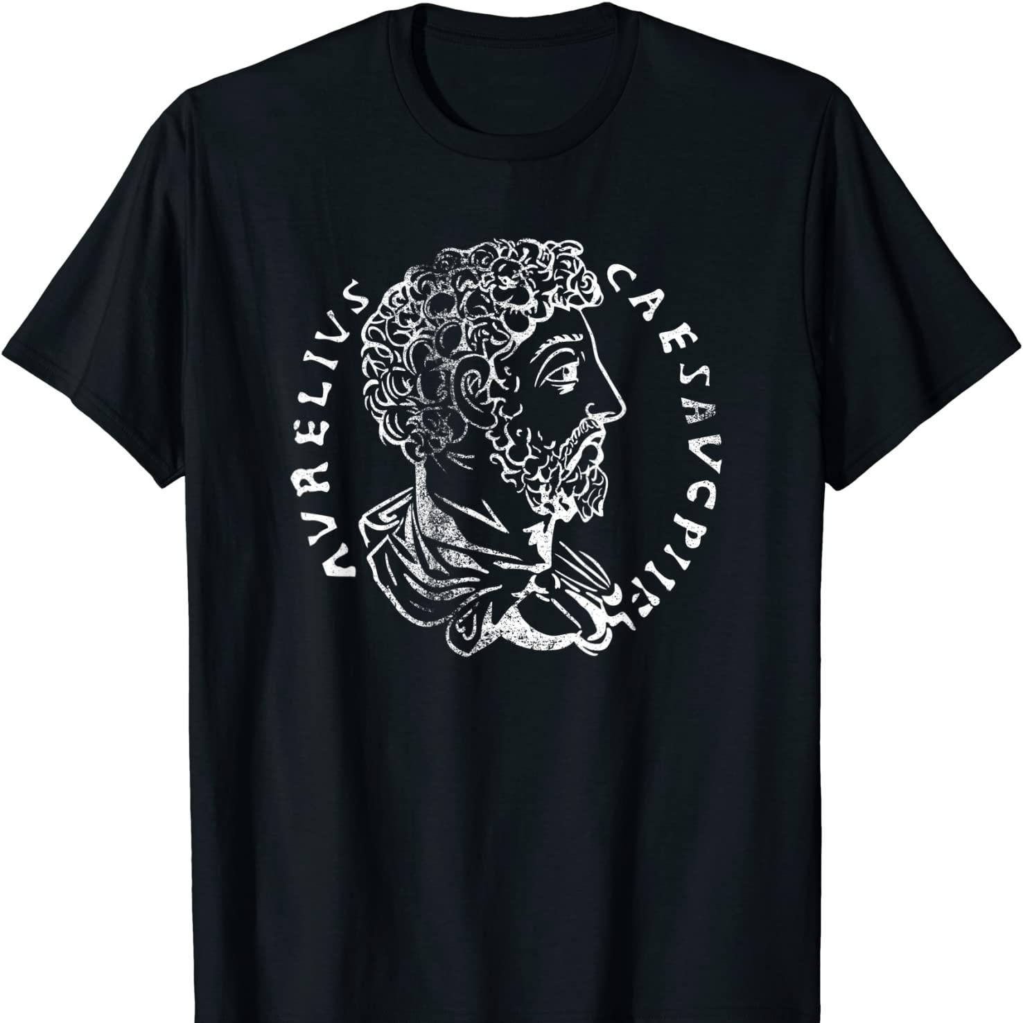 Marcus Aurelius Stoic Ancient Roman Coin Collecting T Shirt New 100 Cotton Short Sleeve ONeck Tshirt Casual Mens Top S