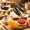 Tart Ring Non-Stick Perforated Food Safe Baking Mold for Homemade Pie Cake Mousse Dessert Party Prep