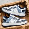Fashionable Presbyopia Casual Sports Shoes Men's Low Cut Design Men's Skateboarding Shoes Thick Soled Sports Shoes