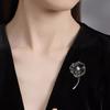 Atmospheric Romantic Dandelion Corsage High-End Femininity Pearl Snowflake Brooch Niche Design Pin With Jewelry