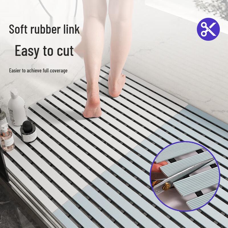 Baineng Non-Slip PVC Shower and Bath Mat