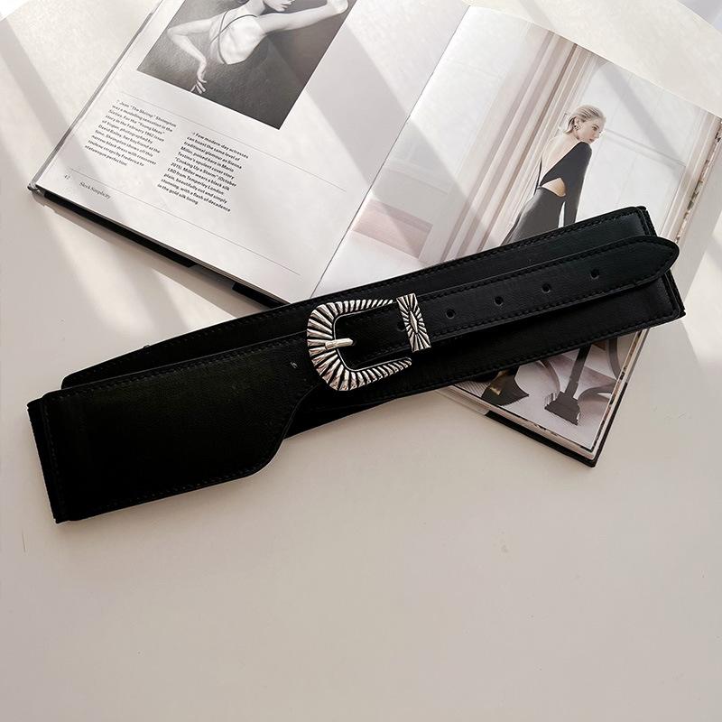 

Mei Western cowboy belt accessories women s decoration with skirt dress heavy industry waist chain чёрный