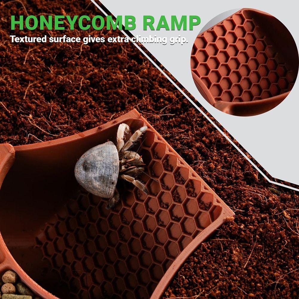 Climbing Ramp Hermit Crab House Textured Ramp Aquarium Fish Cave Fish Shrimp Crab