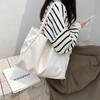 Tote Bag Women's Handheld Large Bag, Casual and Unique Design, Versatile and Large Capacity Single Shoulder Underarm Bag, Korean Edition Bag