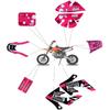 Complete Graphics Decals Stickers Kit for CRF50 XR50 CRF 50 XR 50 Plastics Fairing SDG SSR 107 110 125CC Thumpstar Atomik Dirt Pit Bikes Motorcycle