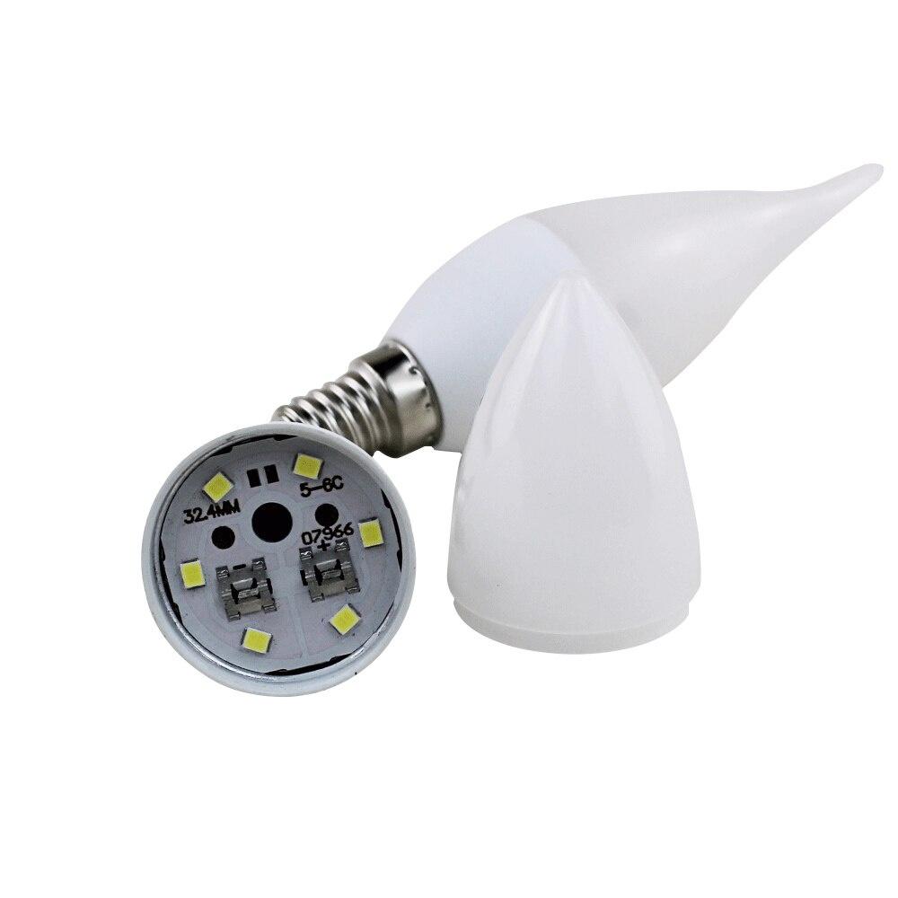 Λυχνία LED Κερί E14 Λυχνία LED E27 Λάμπα Πολυελαίου Λάμπες Κεριά 3W Λάμπες Φως Διακόσμησης Θερμό Λευκό Εξοικονόμηση Ενέργειας