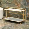 2-laags Wasruimte Aanrecht Organizer | Ruimtebesparend, Compact, Aanrecht Plaat Wit