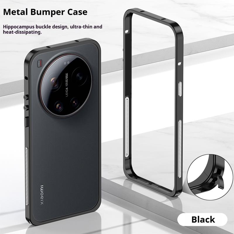 Fashion Aluminum Metal Frame Bumper Case For Xiaomi 17 ProMax 17 15 Ultra 15 Pro Ultra thin Light weigt