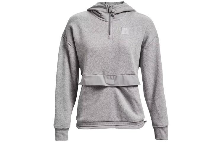 Under Armour Sweatshirts Women s Halo Gray Color Hooded Moderate Regular 1368798-031 L