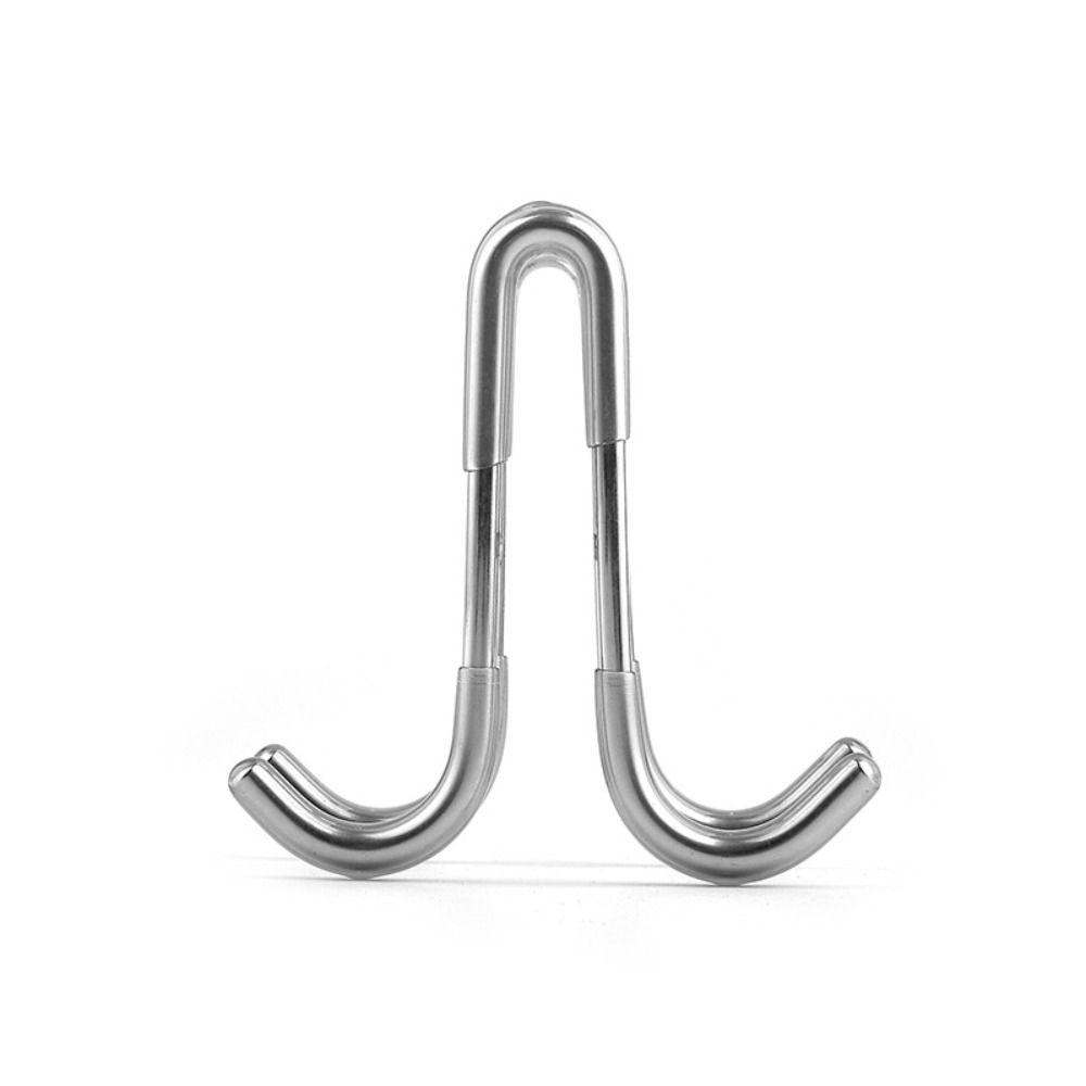 Double S-Shape Bathroom Hooks Multifunctional Shower Towel Rack Durable Shower Door Hooks  Kitchen