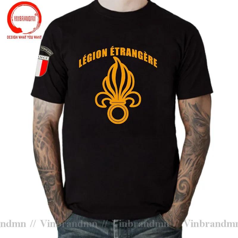 Novelty Funny French 2 Rep Foreign Legion T Shirt Unisex France Legion Etrangere Tshirt Short Sleeved Casual Cotton Army Tee Shirt
