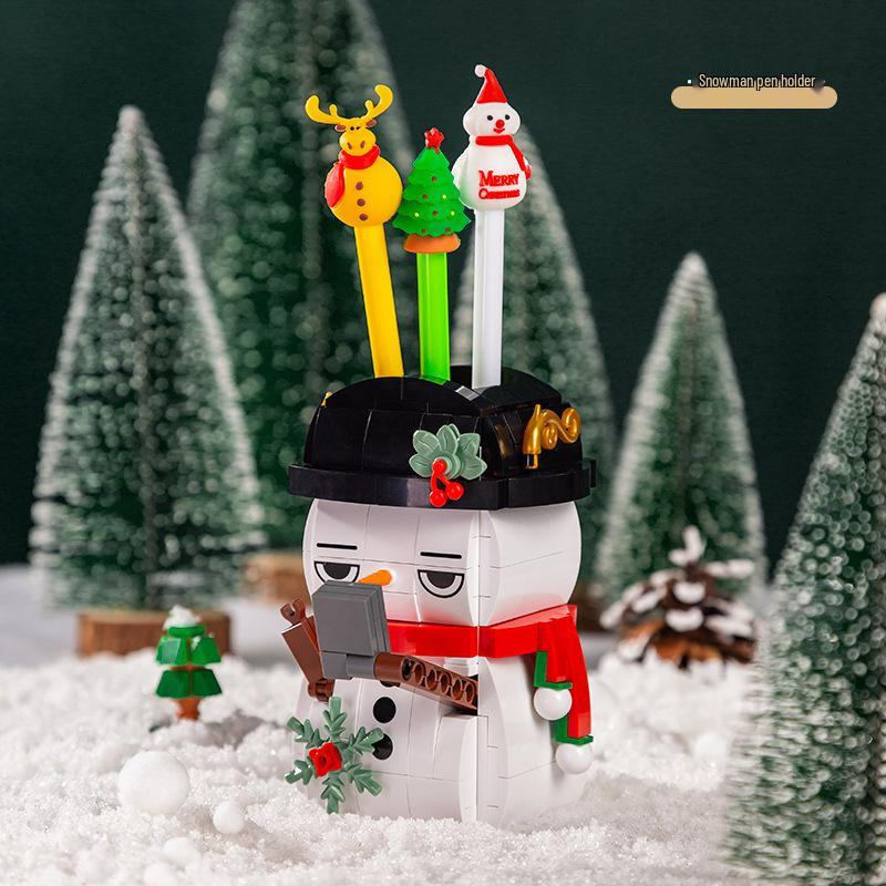 Jiaqi 1302 Christmas Stacking Photo Frame Ornament Building Blocks Toy