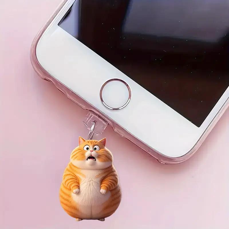 1/3 Stück Niedlicher Chihuahua Acryl Handy Staubschutzanhänger für iPhone, Samsung und Xiaomi