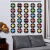 35pcs 5.6 Inch 1950's Records Decorations Rock and Roll Music Party Decorations 70's Wall Vinyl Records for Disco Birthday Music Theme Party