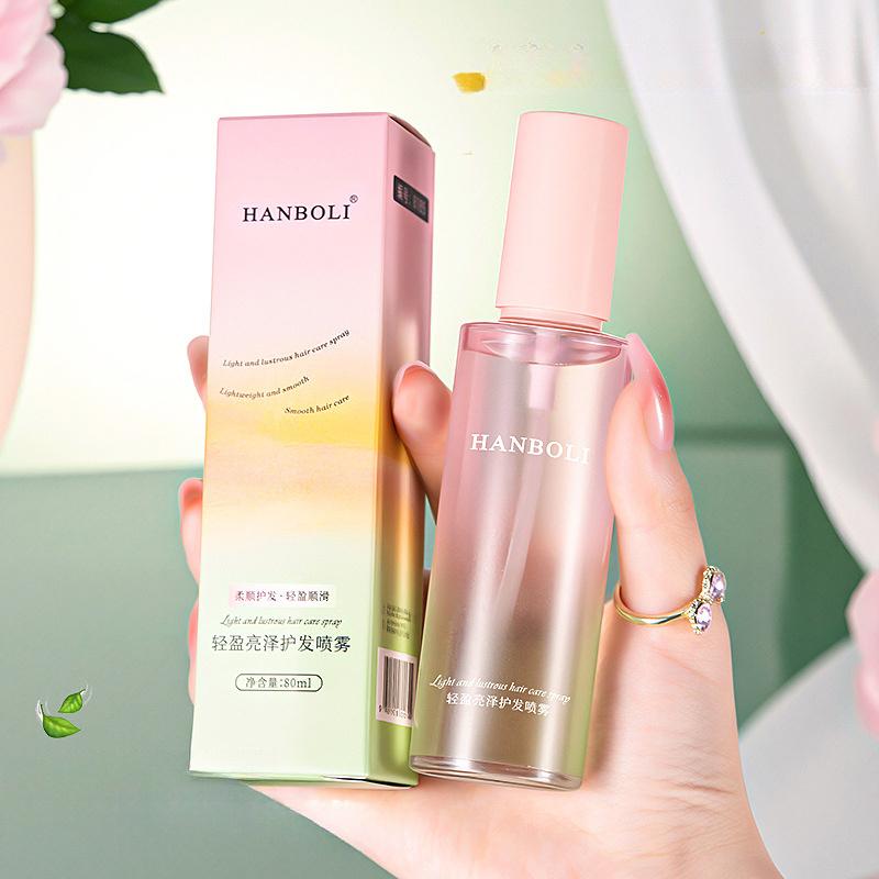 Light and Shiny Hair Spray, Smooth Hair Care, Restoring Hair To Its Shine.