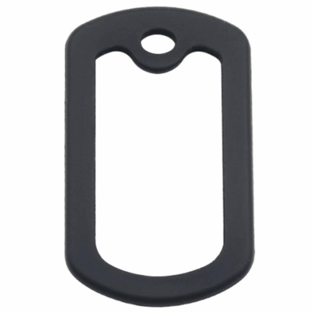 Silicone Material Dog Tag Protector 1.97*1.18 Inches Noiseless Dog Tag Rubbers Dog Tag  Outdoor
